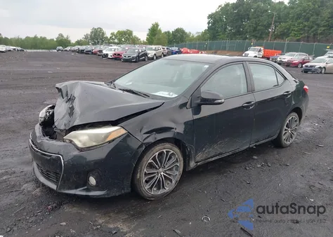 2016 Toyota Corolla S Plus из США, поврежденный, VIN 2T1BURHE1GC554830
